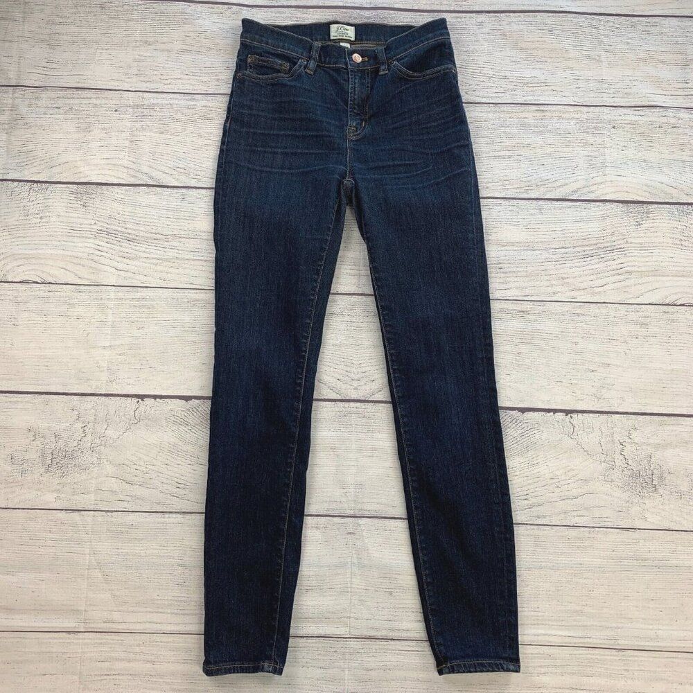 J. Crew Jeans 26 Lookout  High Rise Skinny Dark Wash